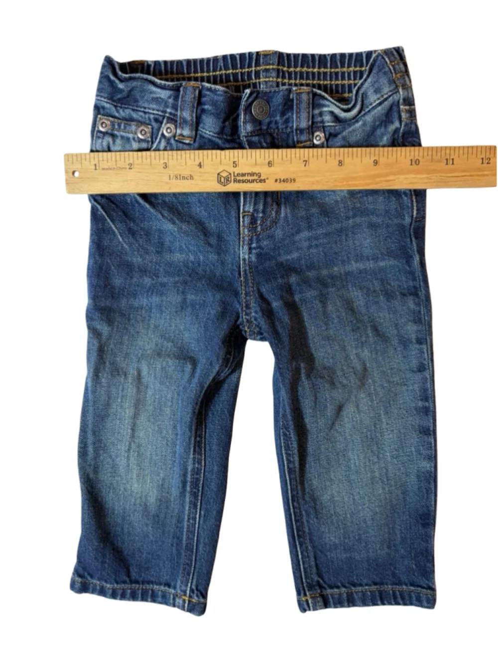 Vintage Polo Ralph Lauren Baby Jeans 12M Y2K Denim Straight Leg Prep
